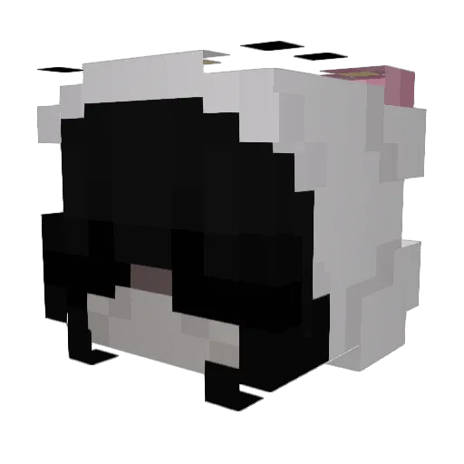 Arentian Minecraft avatar head, 3D render