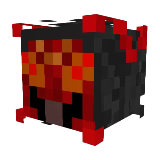 Areons Minecraft avatar head, 3D render