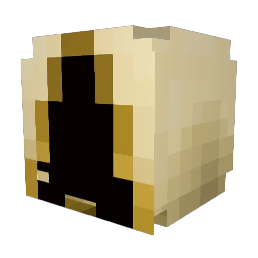 Ares030 Minecraft avatar head, 3D render