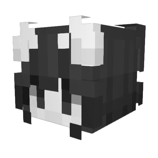 AresCcat Minecraft avatar head, 3D render