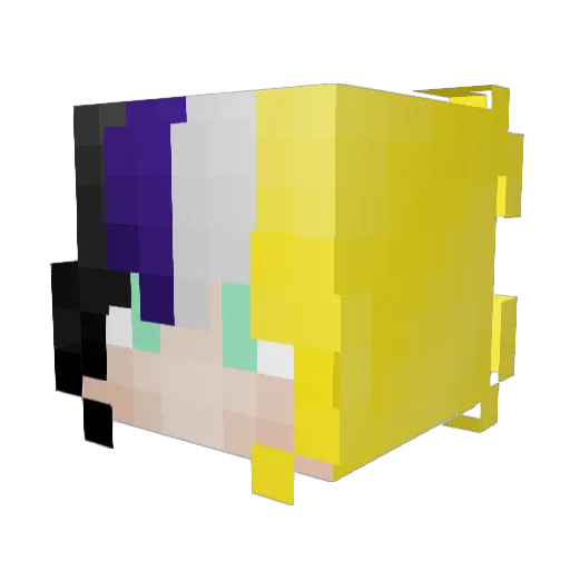 AresForever Minecraft avatar head, 3D render