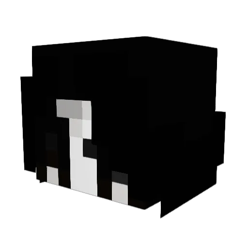 Aresidence Minecraft avatar head, 3D render