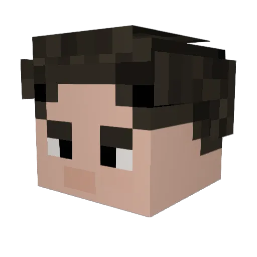 Aress322 Minecraft avatar head, 3D render