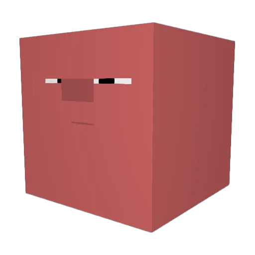 Arex_0 Minecraft avatar head, 3D render
