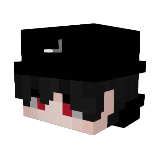 Arezitos_ Minecraft avatar head, 3D render