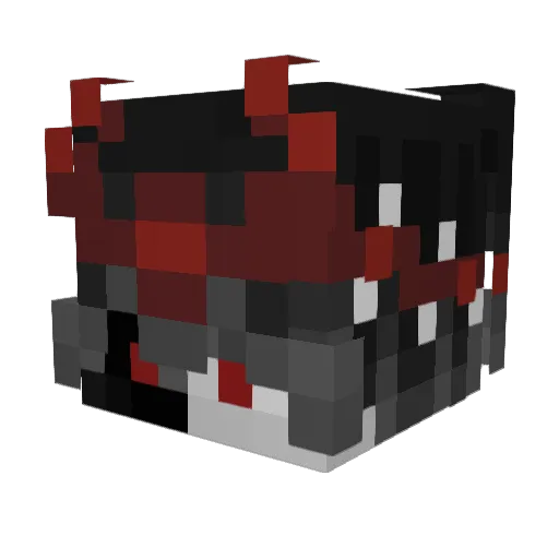 ArfOwO Minecraft avatar head, 3D render
