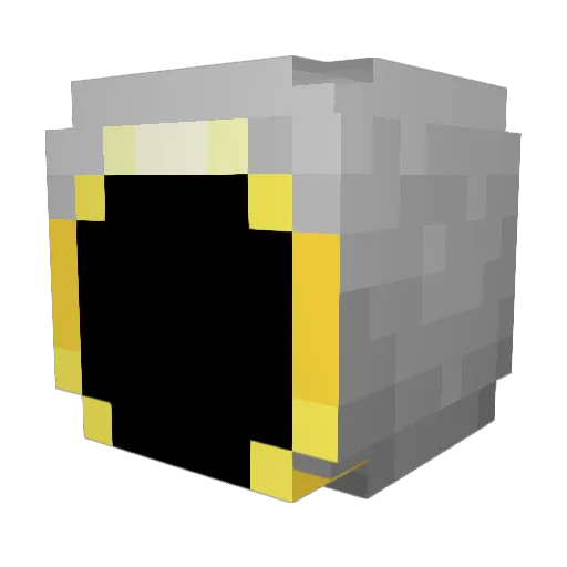 Arfala Minecraft avatar head, 3D render