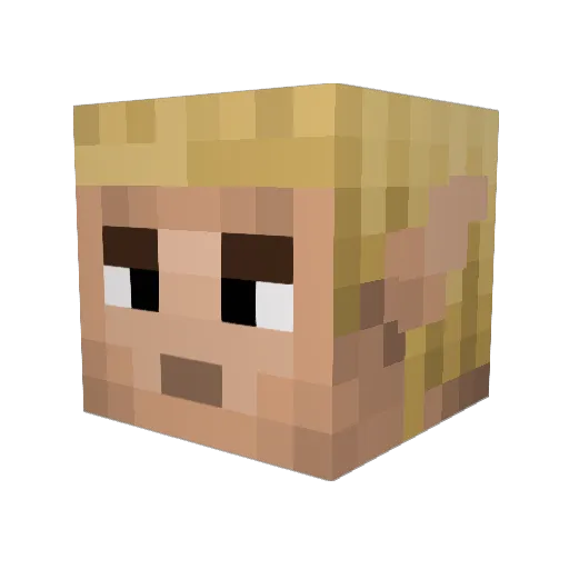 Arfis94 Minecraft avatar head, 3D render