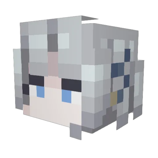 Argalia123 Minecraft avatar head, 3D render