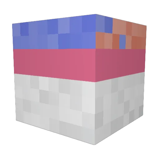 Argent_MG Minecraft avatar head, 3D render