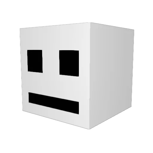 Argent_nl Minecraft avatar head, 3D render