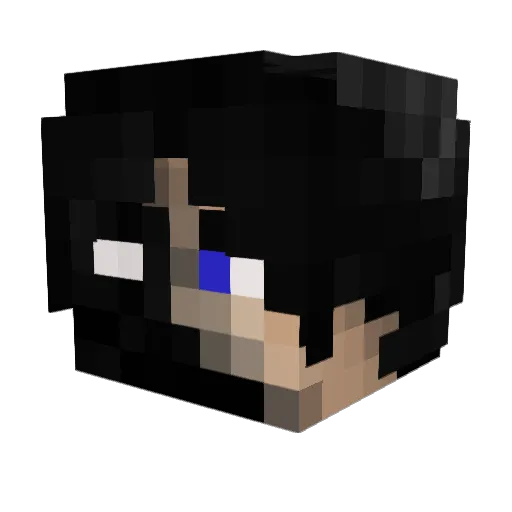Argilius Minecraft avatar head, 3D render