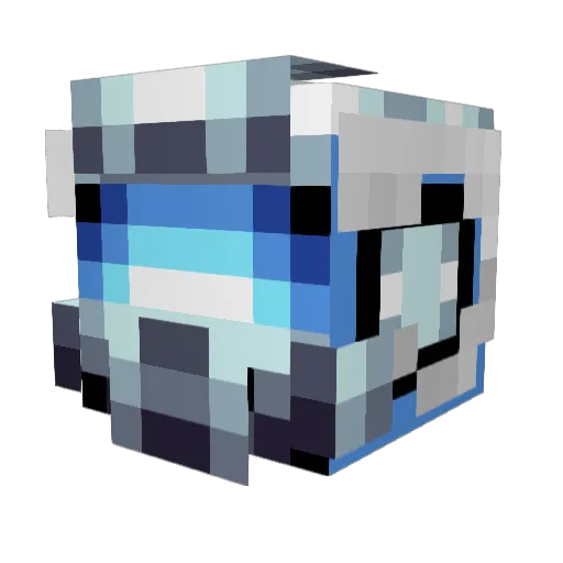 ArgoZednar Minecraft avatar head, 3D render