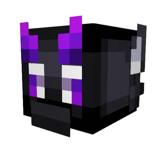 ArgonFox Minecraft avatar head, 3D render