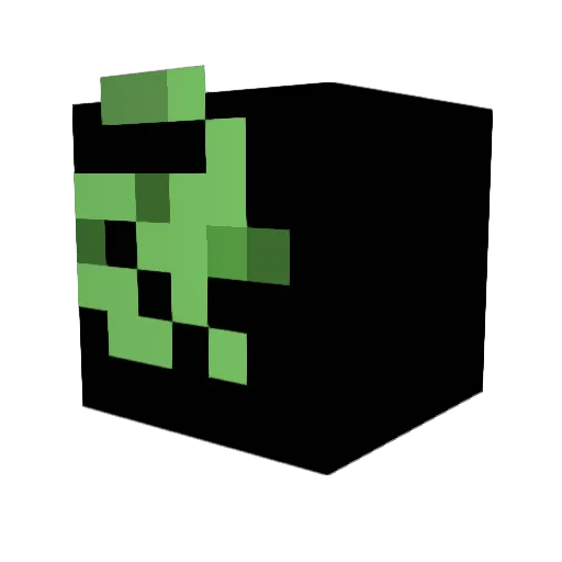 Argossia Minecraft avatar head, 3D render