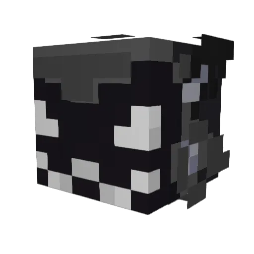 ArguableSpark96 Minecraft avatar head, 3D render