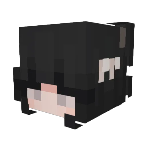 Arhixian Minecraft avatar head, 3D render