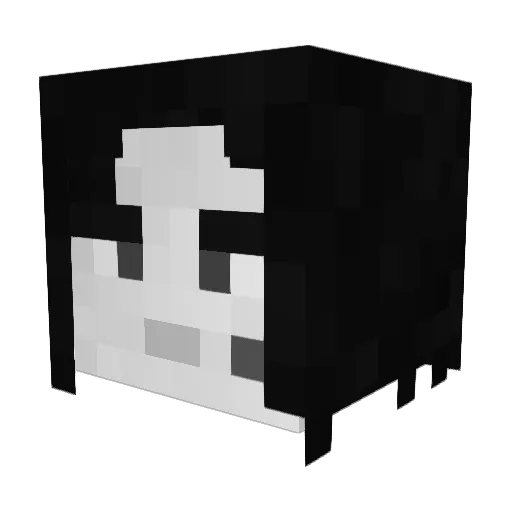 Ari17 Minecraft avatar head, 3D render