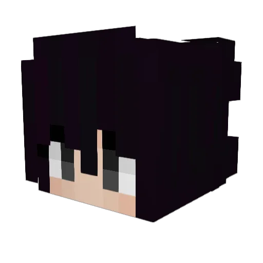 AriAbdul Minecraft avatar head, 3D render