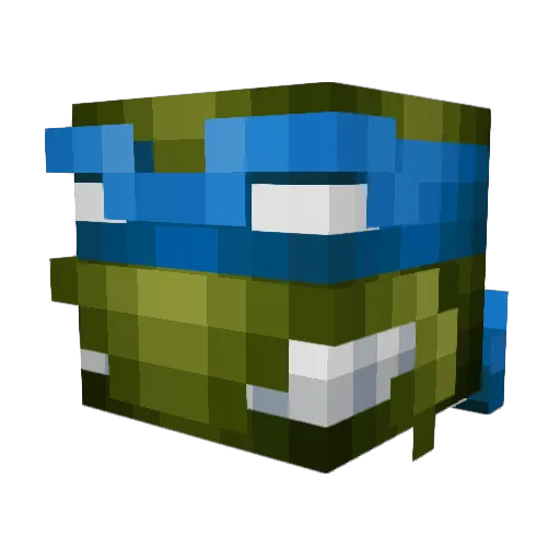 AriLB Minecraft avatar head, 3D render