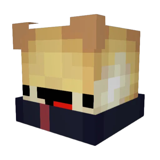 AriTtro Minecraft avatar head, 3D render