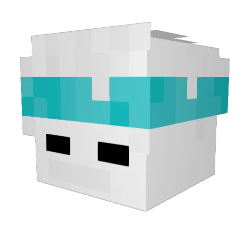 Ari_Alz Minecraft avatar head, 3D render