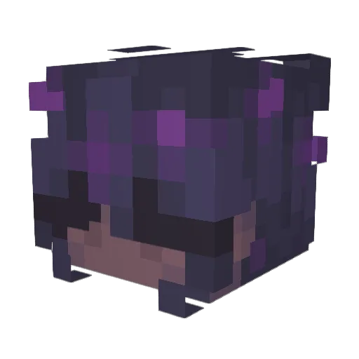 AriaMortem Minecraft avatar head, 3D render