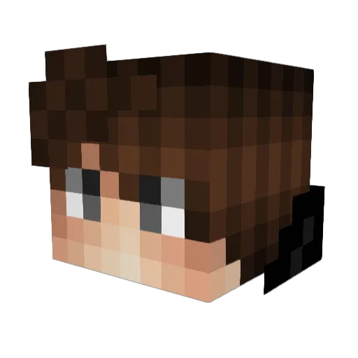 Aria_Addams Minecraft avatar head, 3D render