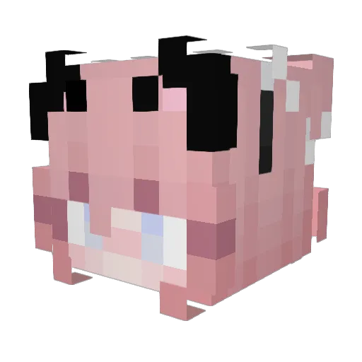 Aria_Chu Minecraft avatar head, 3D render