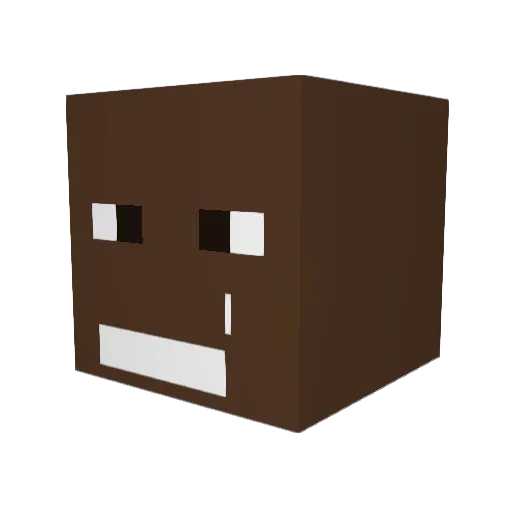 Ariad Minecraft avatar head, 3D render