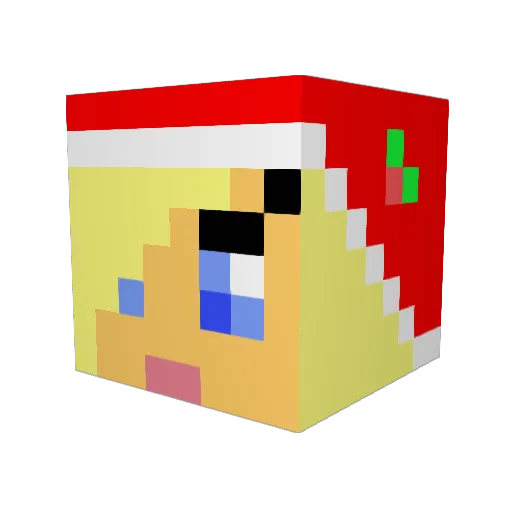 Ariana0324 Minecraft avatar head, 3D render