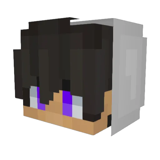 ArianaGrande1337 Minecraft avatar head, 3D render