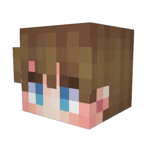 ArianaGrande____ Minecraft avatar head, 3D render