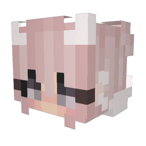 Arianna090909 Minecraft avatar head, 3D render