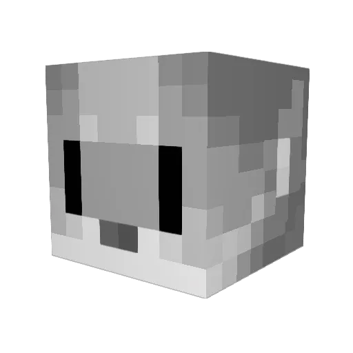 Arichikuto Minecraft avatar head, 3D render