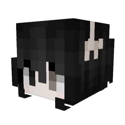 Ariclov Minecraft avatar head, 3D render