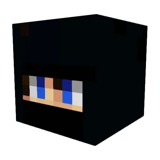 AridPvP Minecraft avatar head, 3D render
