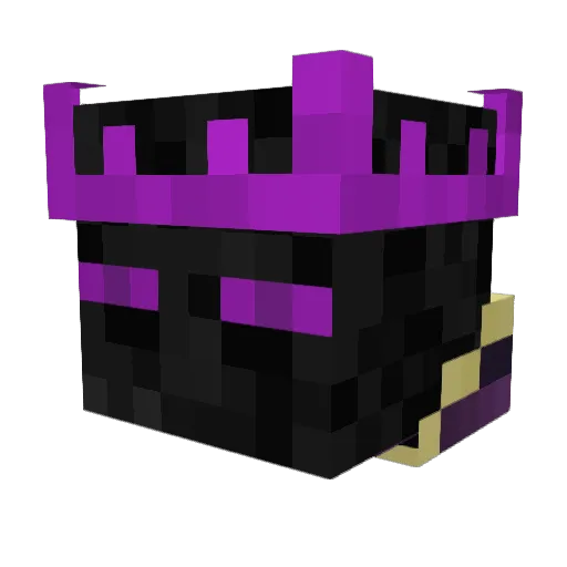 Aridean Minecraft avatar head, 3D render