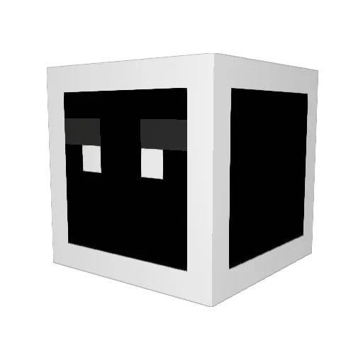 Arie99k Minecraft avatar head, 3D render