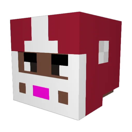 ArieLOL13 Minecraft avatar head, 3D render