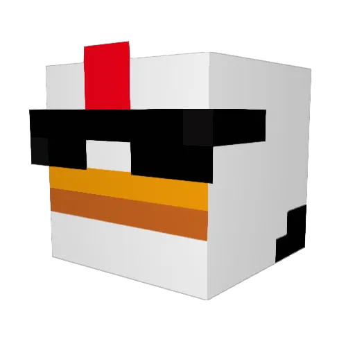 Arieel_ Minecraft avatar head, 3D render