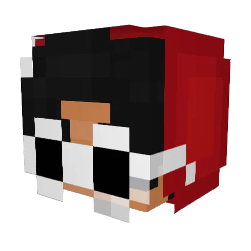 Arief001 Minecraft avatar head, 3D render