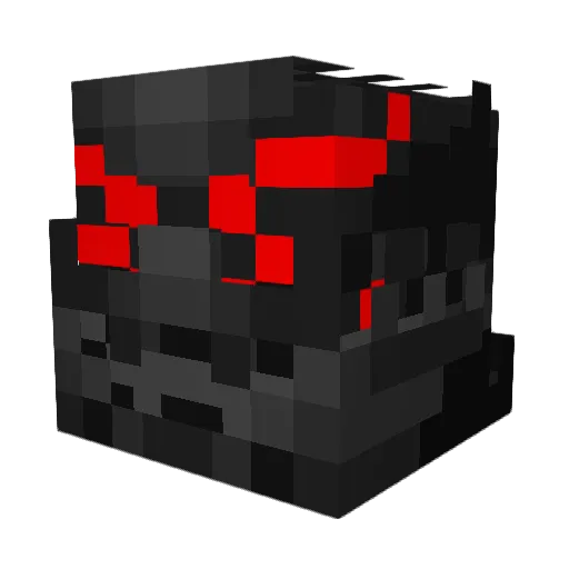 Ariekis Minecraft avatar head, 3D render