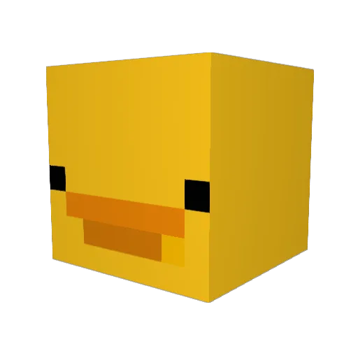 Ariel0603 Minecraft avatar head, 3D render