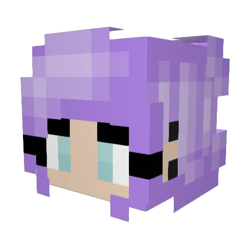 Ariel_hope Minecraft avatar head, 3D render