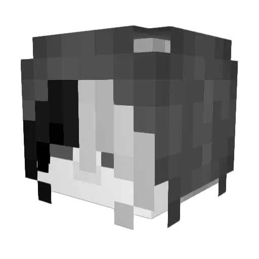 Aries0912 Minecraft avatar head, 3D render