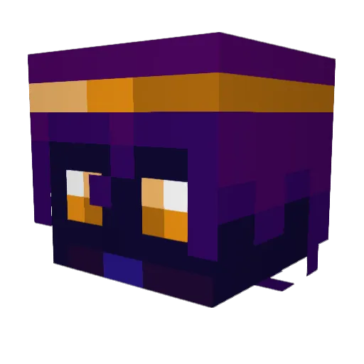 AriesSznn Minecraft avatar head, 3D render