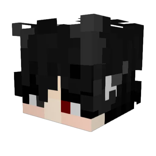 AriesThighs Minecraft avatar head, 3D render
