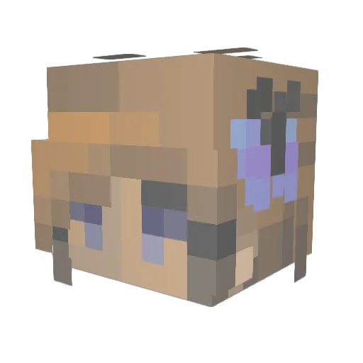 Aries_84 Minecraft avatar head, 3D render