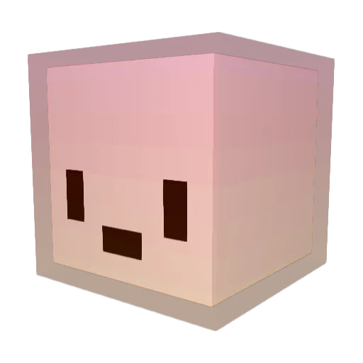 Aries_NC Minecraft avatar head, 3D render